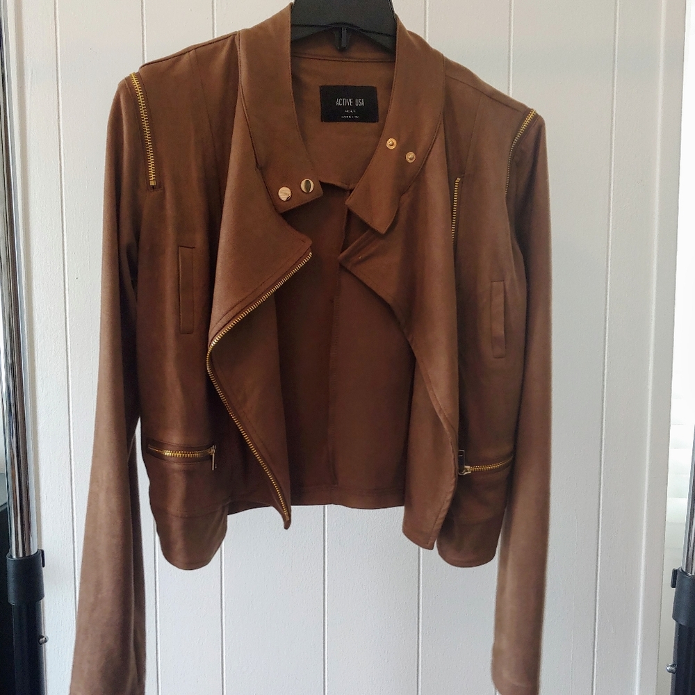 Suede style jacket